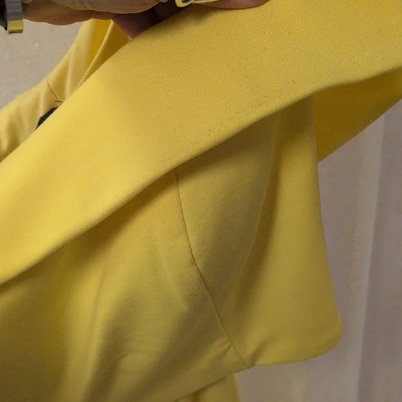 La Femme Strapless Yellow Gown - Picture 4 of 5